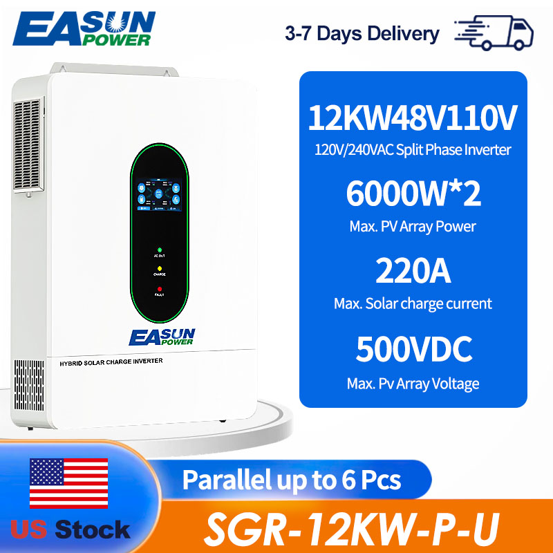 Grid Tie Inverter Limiter 2000W - อินเวอร์เตอร์พลังงานแสงอาทิตย์ EASUN POWER US 12KW 12000W