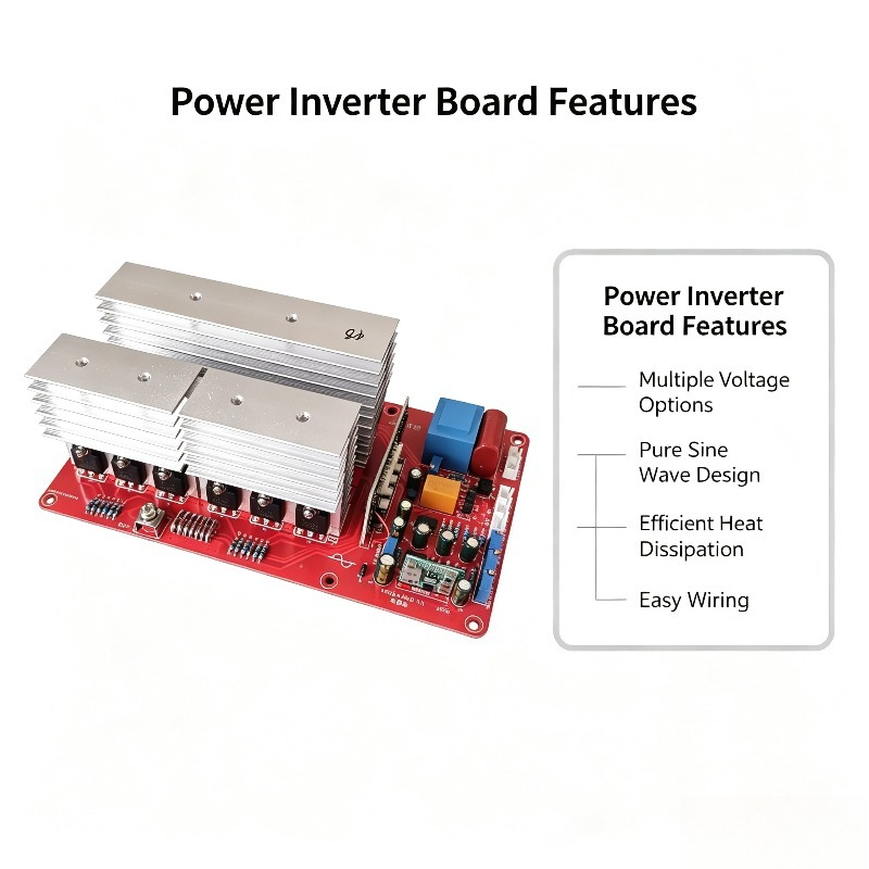แผงวงจรหลักอินเวอร์เตอร์คลื่นไ - Pure Sine Wave Inverter Board 24V 48V บทวิจารณ์และราคา