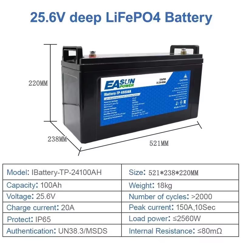 แบตเตอรี่ EASUN POWER LiFePO4  - Grid Tie Inverter Limiter 2000W บทวิจารณ์และราคา