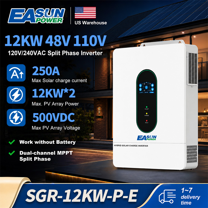 อินเวอร์เตอร์แบบแยกเฟส EASUN P - Grid Tie Inverter Limiter 2000W บทวิจารณ์และราคา