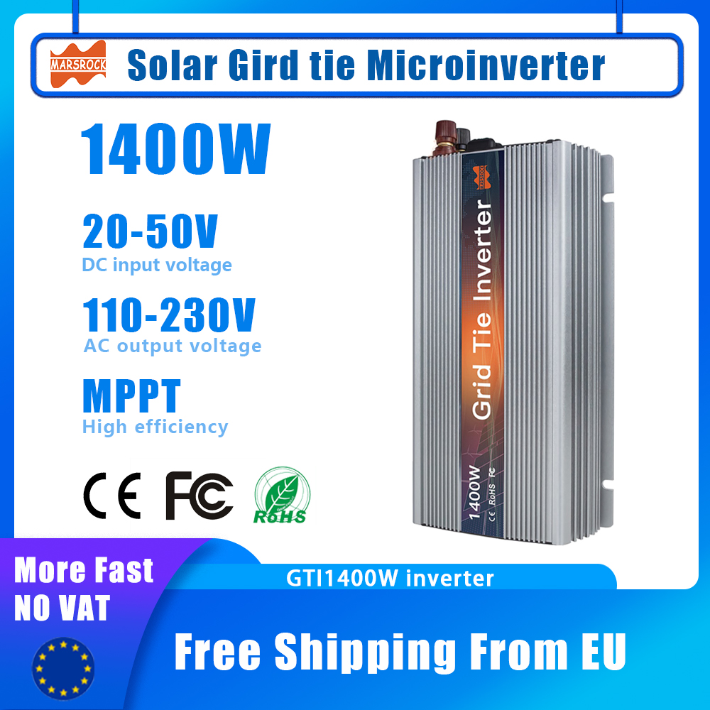 อินเวอร์เตอร์ไมโครโซลาร์ MPPT  - Micro Inverter 1400W Solar Grid Tie บทวิจารณ์และราคา