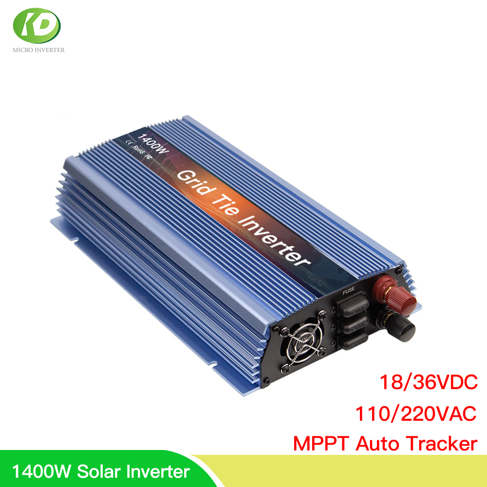 18V 24V 36V 1400W พลังงานแสงอา - Micro Inverter 1400W Solar Grid Tie บทวิจารณ์และราคา